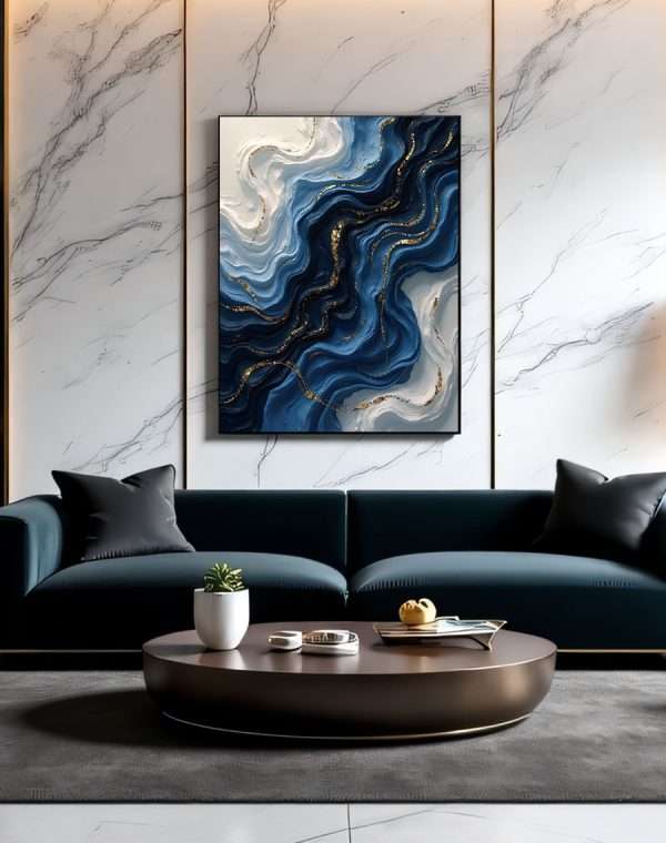 Drugi obrazGold in Blue Marble